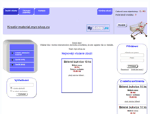 Tablet Screenshot of kreativ-material.mye-shop.eu